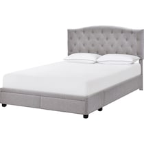 billie gray king bed   