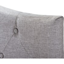 billie gray king bed   