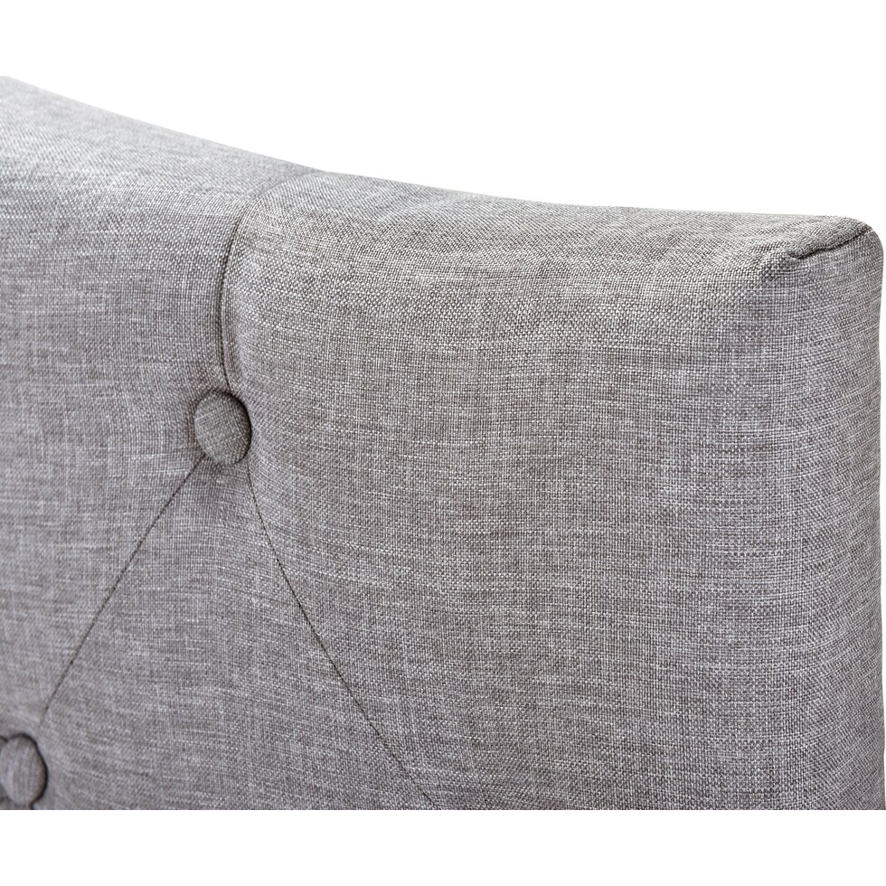 billie gray king bed   