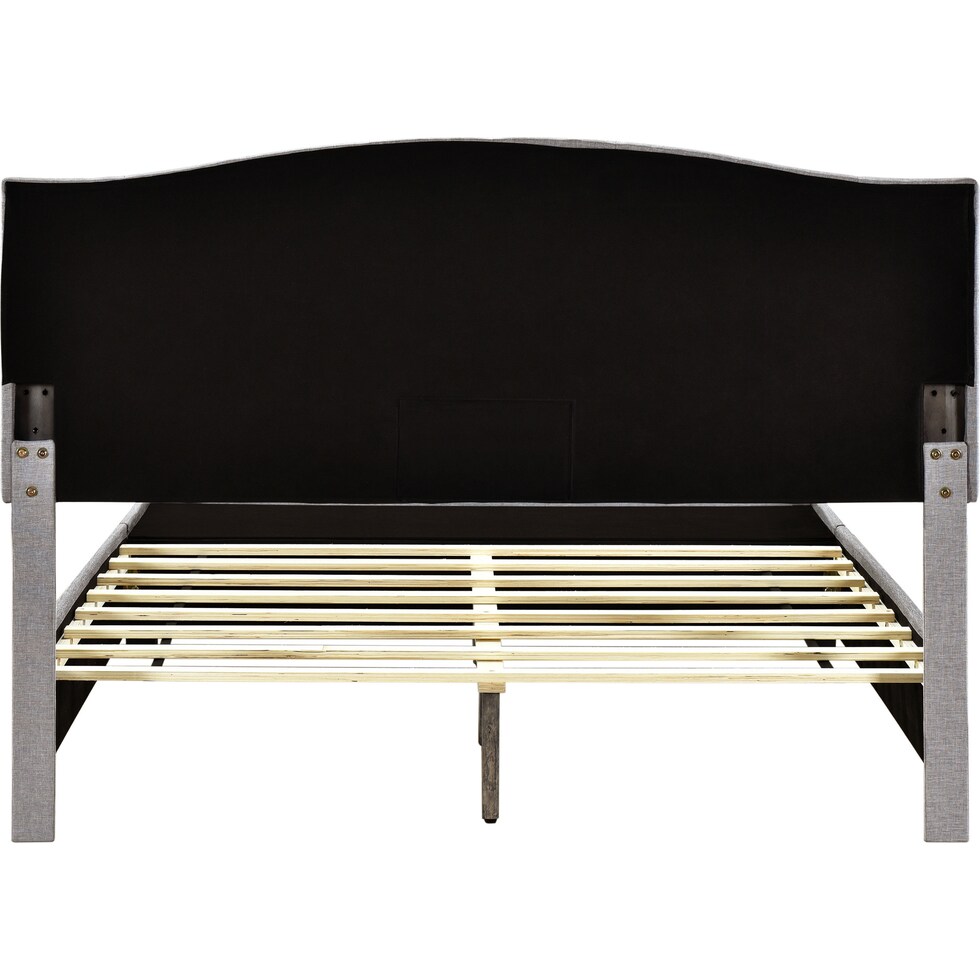 billie gray king bed   