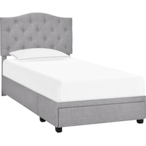 billie gray twin bed   