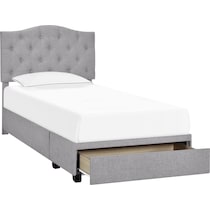 billie gray twin bed   