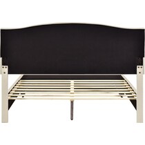 billie white king bed   