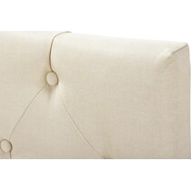 billie white king bed   