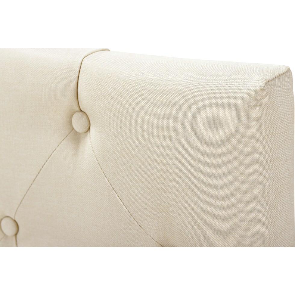 billie white king bed   