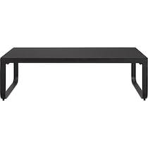 biloxi black outdoor coffee table   