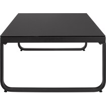 biloxi black outdoor coffee table   