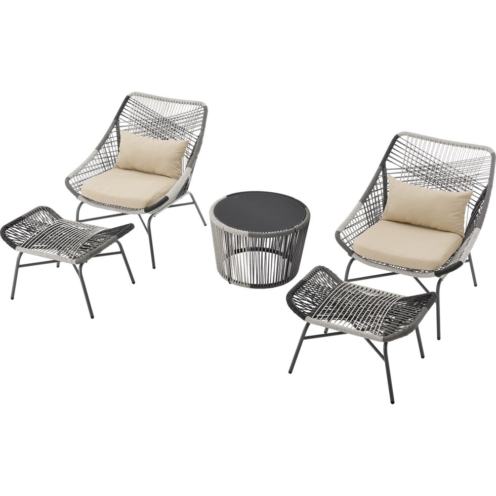 biloxi white  pc outdoor living   