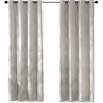 bingham white window panel   
