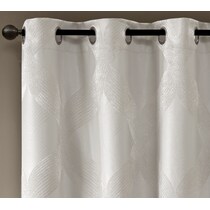 bingham white window panel   