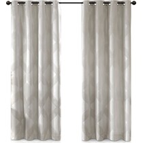 bingham white window panel   