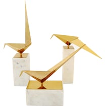 bird gold statue   