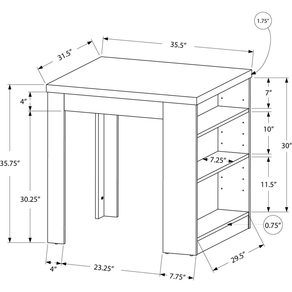 birdie dimension schematic   