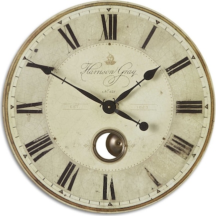 Birgitta 23" Wall Clock - Brass