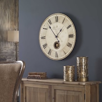 birgitta brass wall clock   