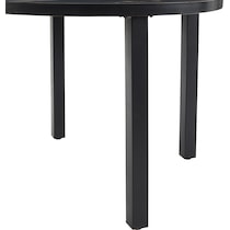 biscayne dark brown outdoor dining table   