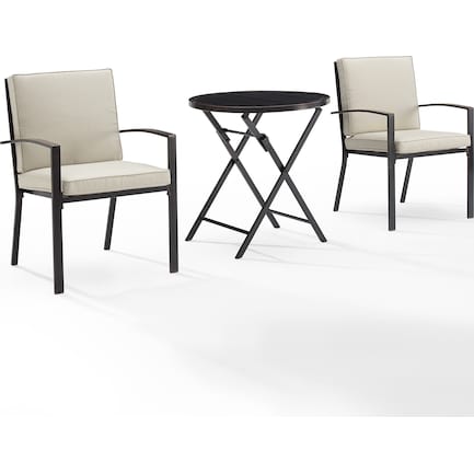 Biscayne 3-Piece Outdoor Bistro Set