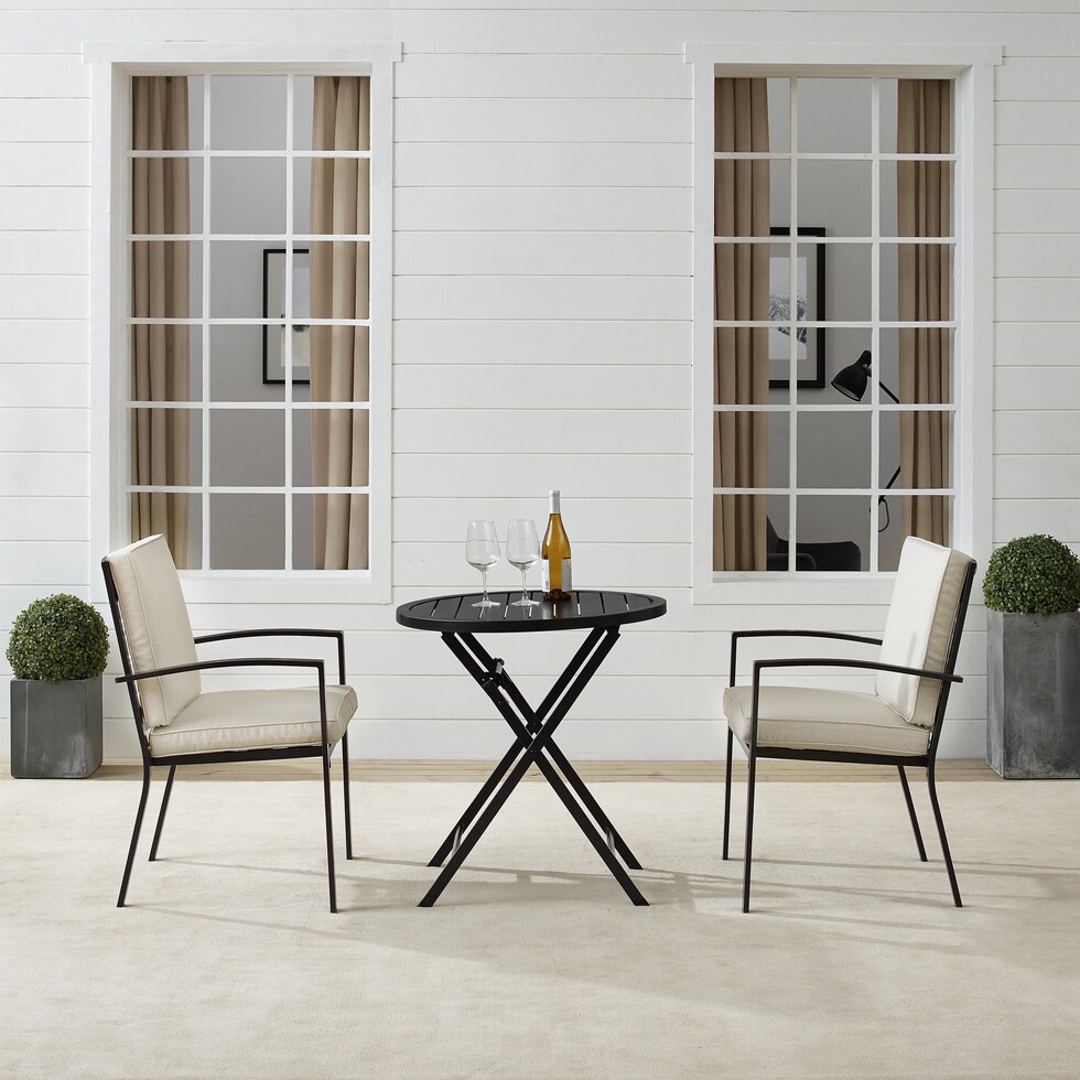 biscayne yellow outdoor dinette   