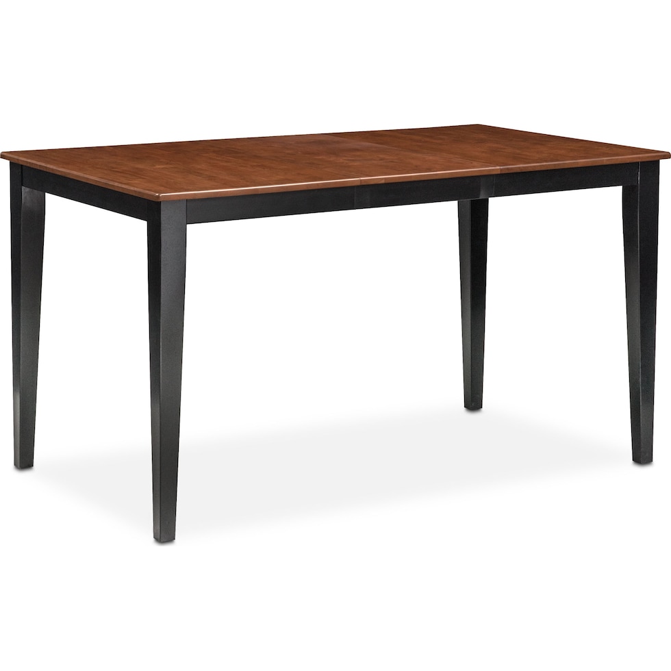 black and cherry counter height table   