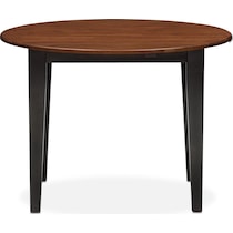 black and cherry drop leaf dining table   