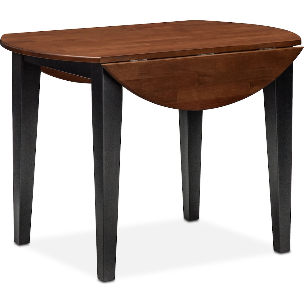 black and cherry drop leaf dining table   