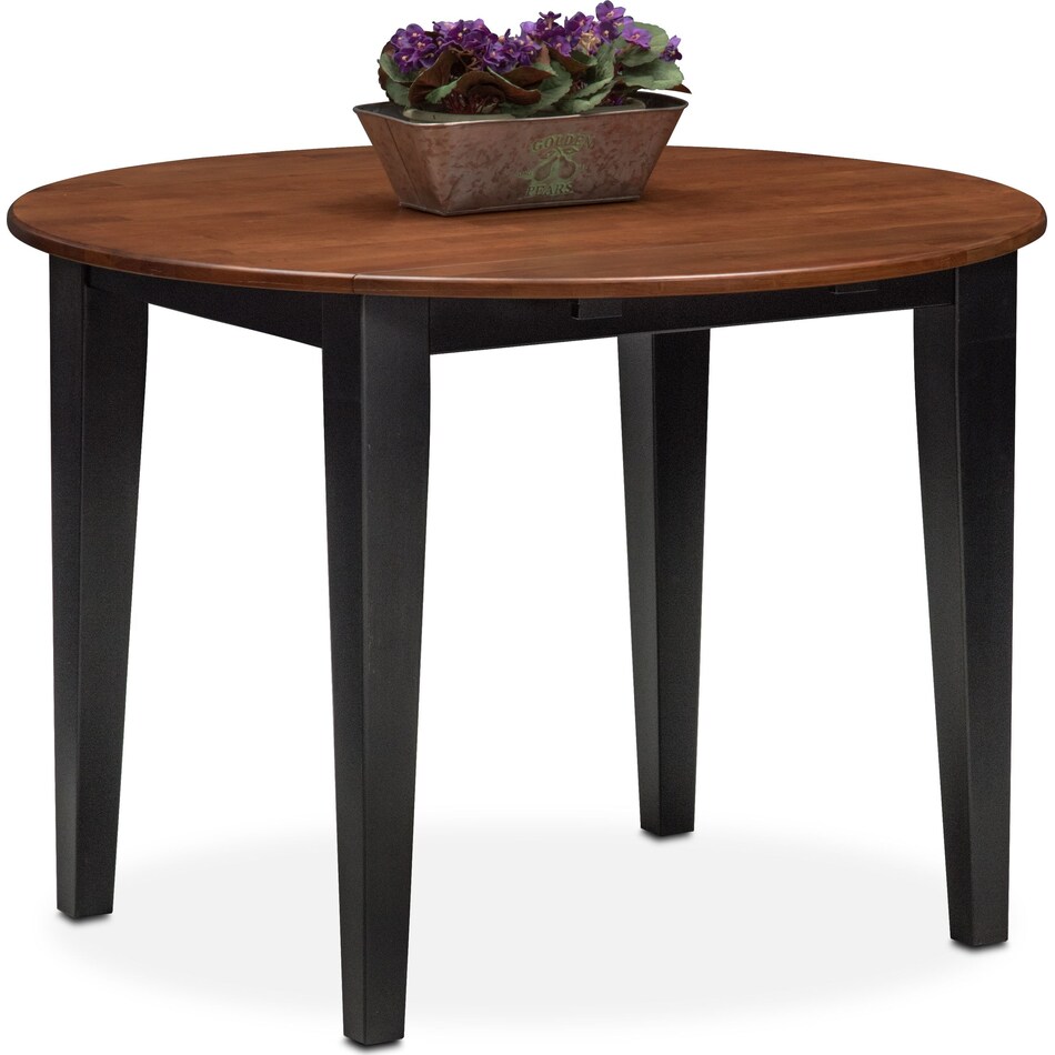 black and cherry drop leaf dining table   