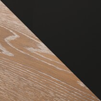 black and oak swatch  