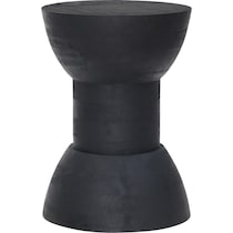 black accent table   