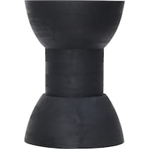 black accent table   