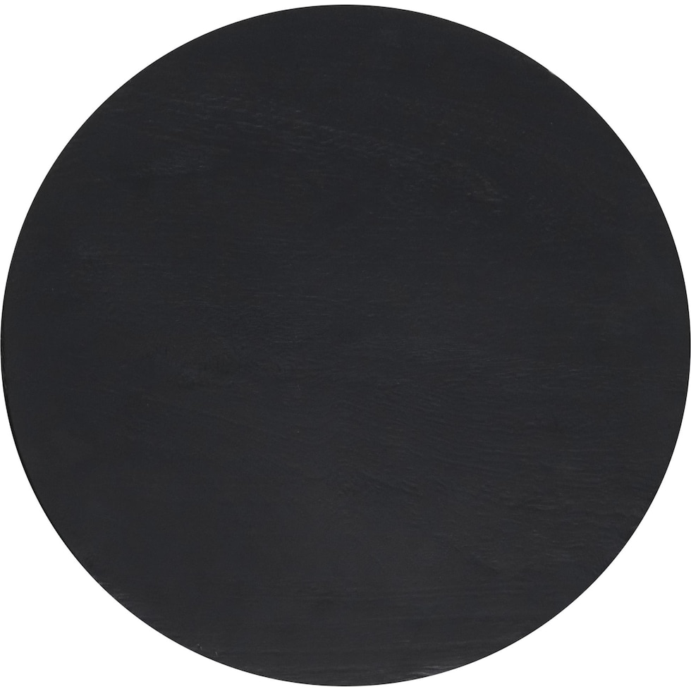 black accent table   