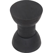 black accent table   