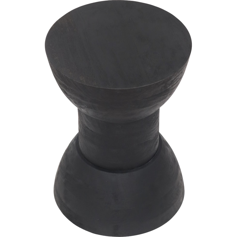 black accent table   