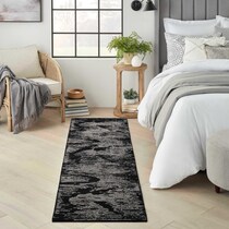 black area rug  x    
