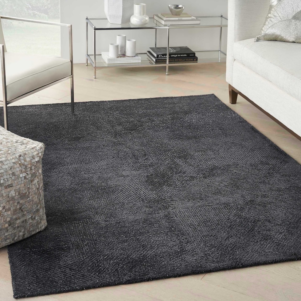 black area rug  x    