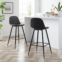 black bar stool   