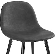 black bar stool   
