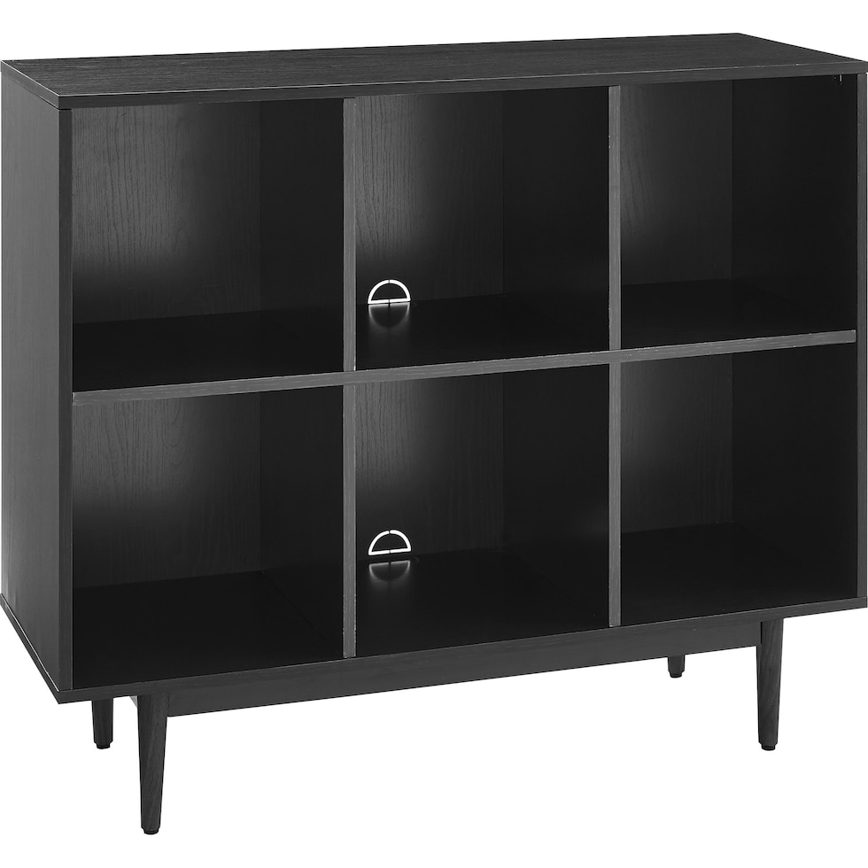 black bookcase   