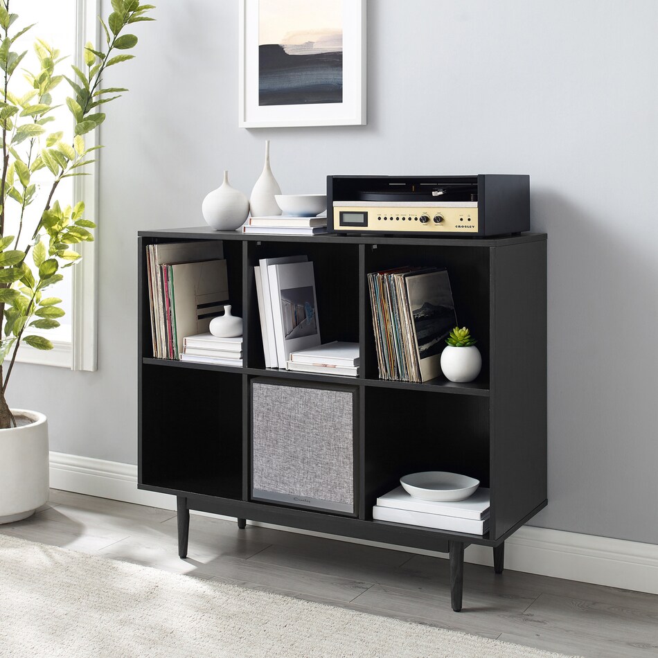 Dennis Cube Bookcase With Speaker Value City Furniture