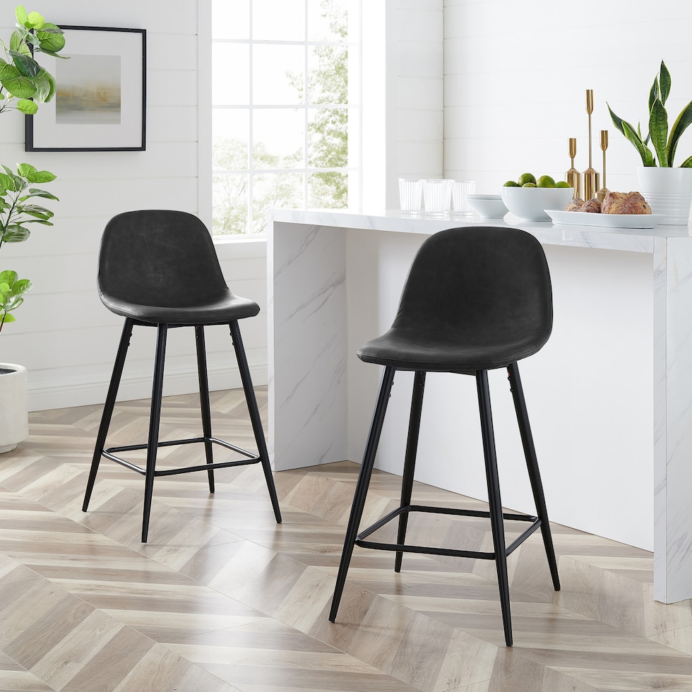 black counter height stool   