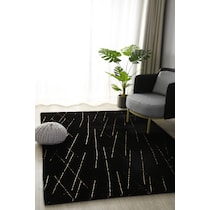 black gold area rug  x    