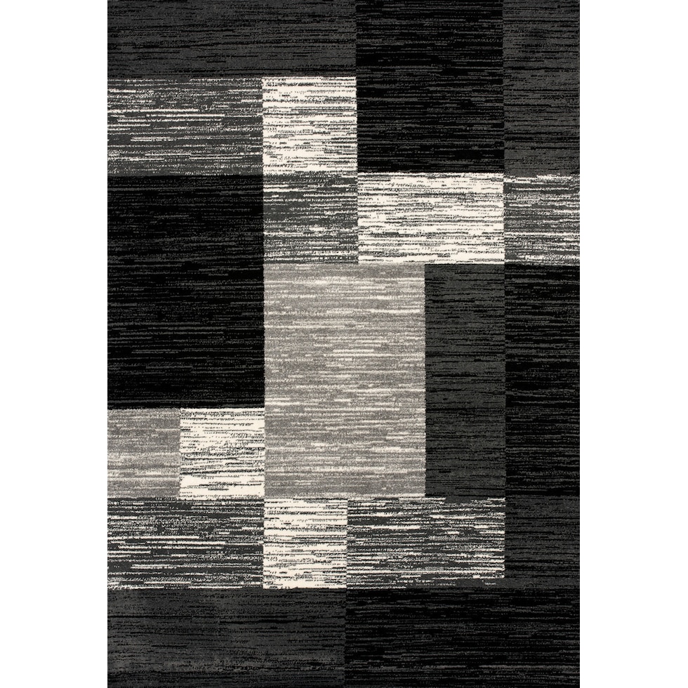 black gray area rug  x    