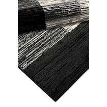 black gray area rug  x    