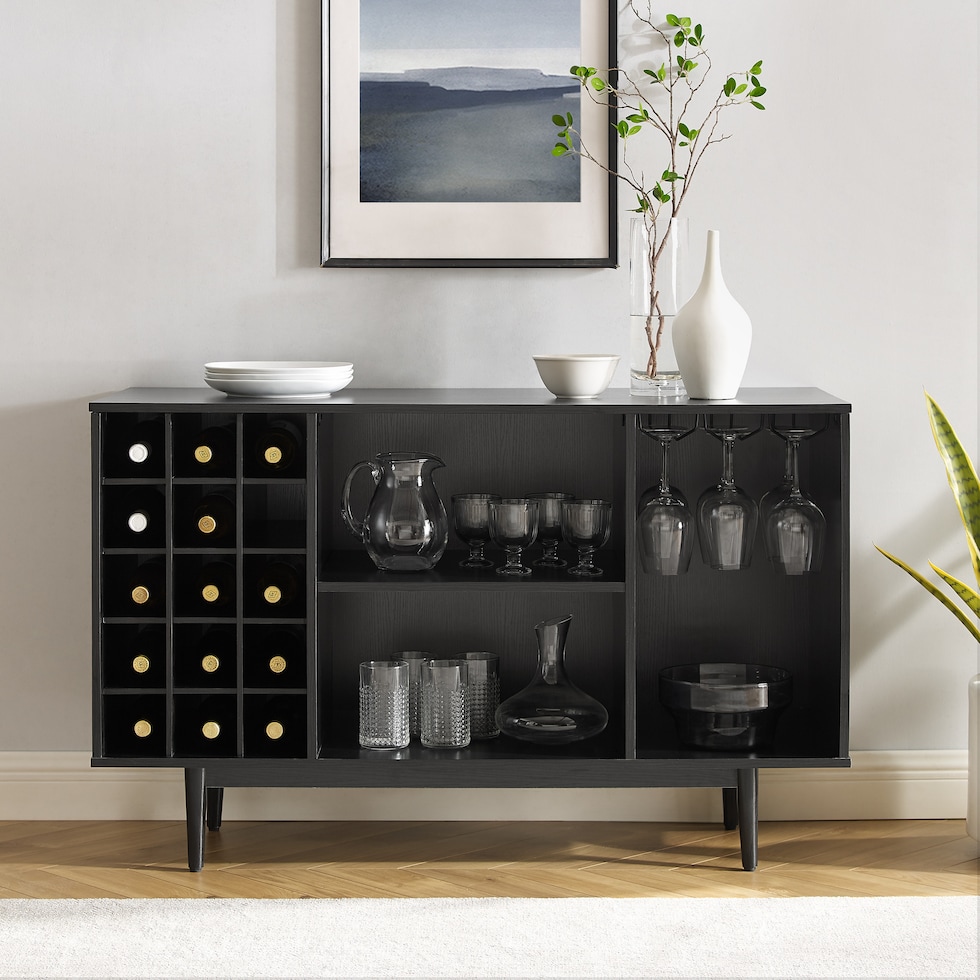 black sideboard   