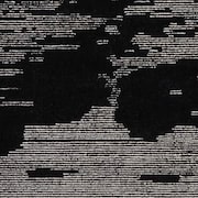 Valley 5' X 7' Area Rug by Michael Amini - Black/Ivory