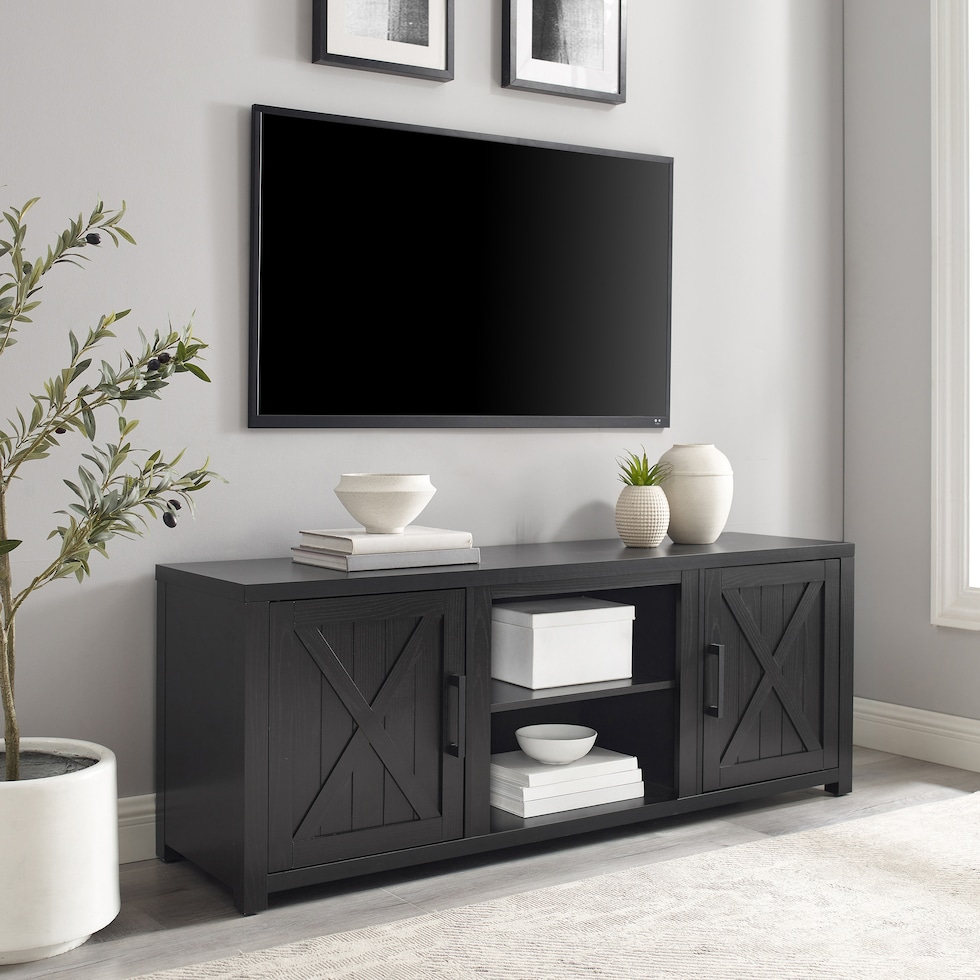 black tv stand   