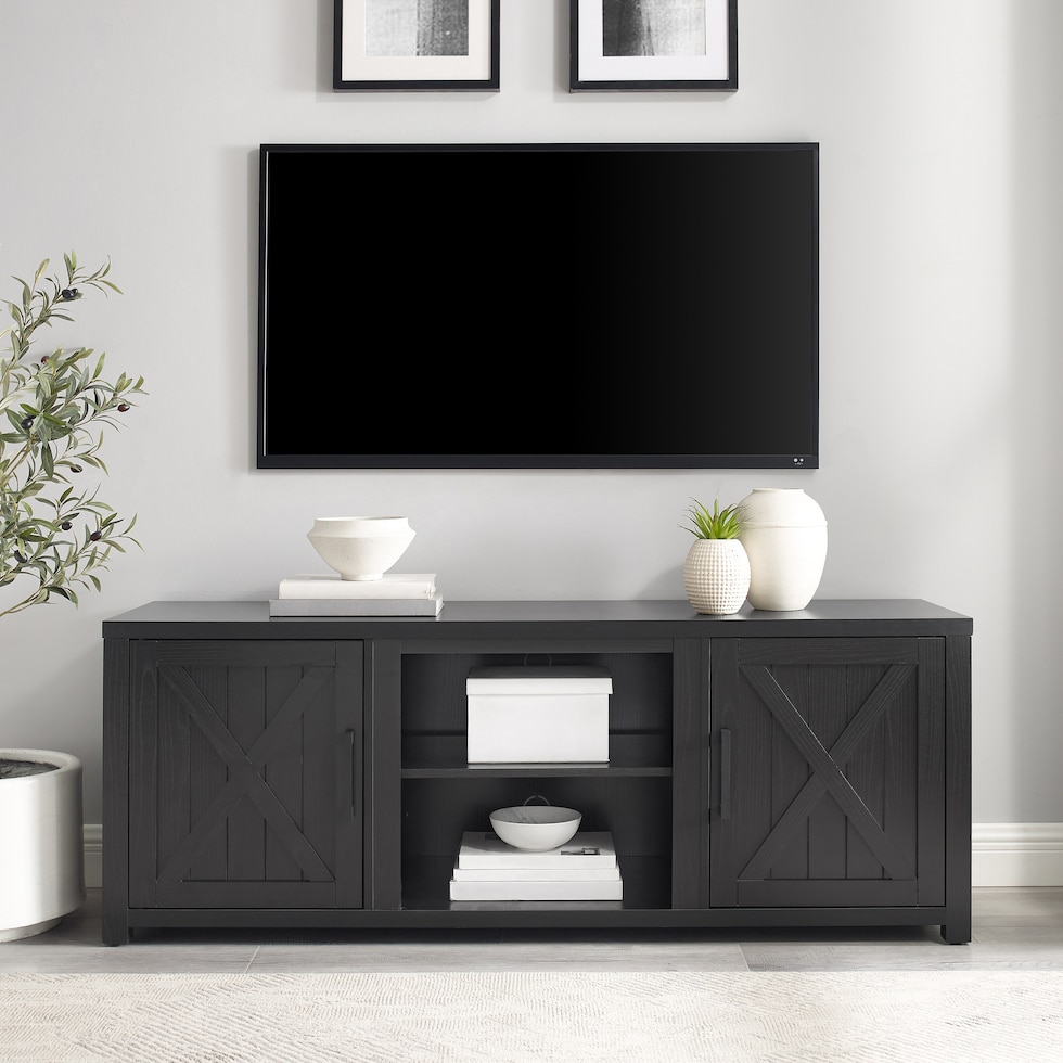 black tv stand   