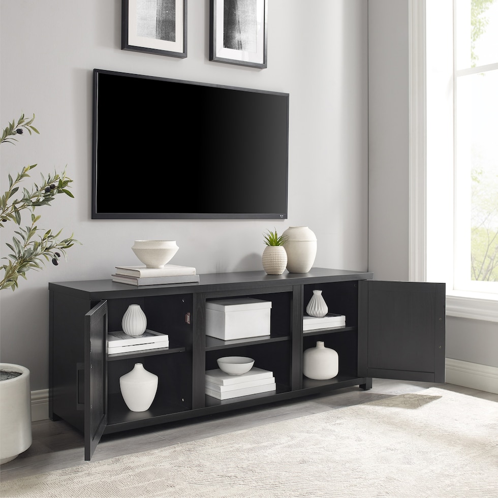 black tv stand   