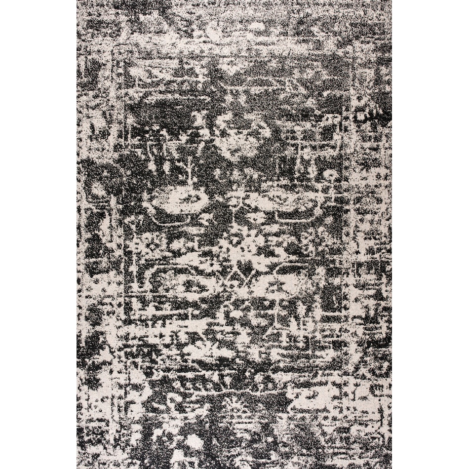Ixia Rug Black/White Value City Furniture