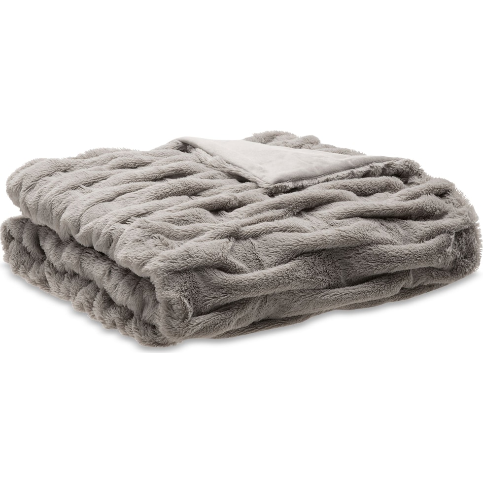 blaire gray blanket   