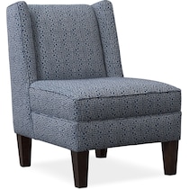 blake blue accent chair   
